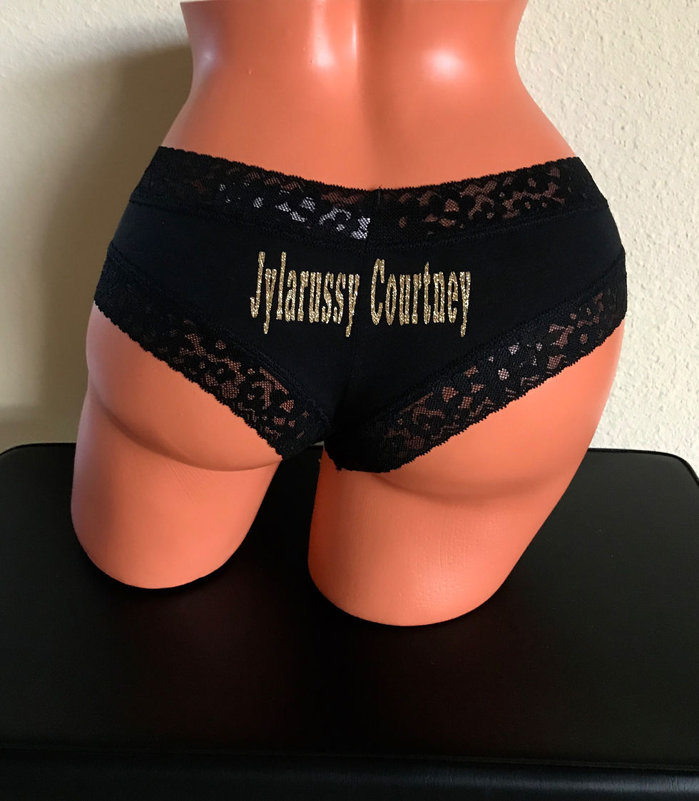 Thumbnail: Custom Panties Personalized With Your Words