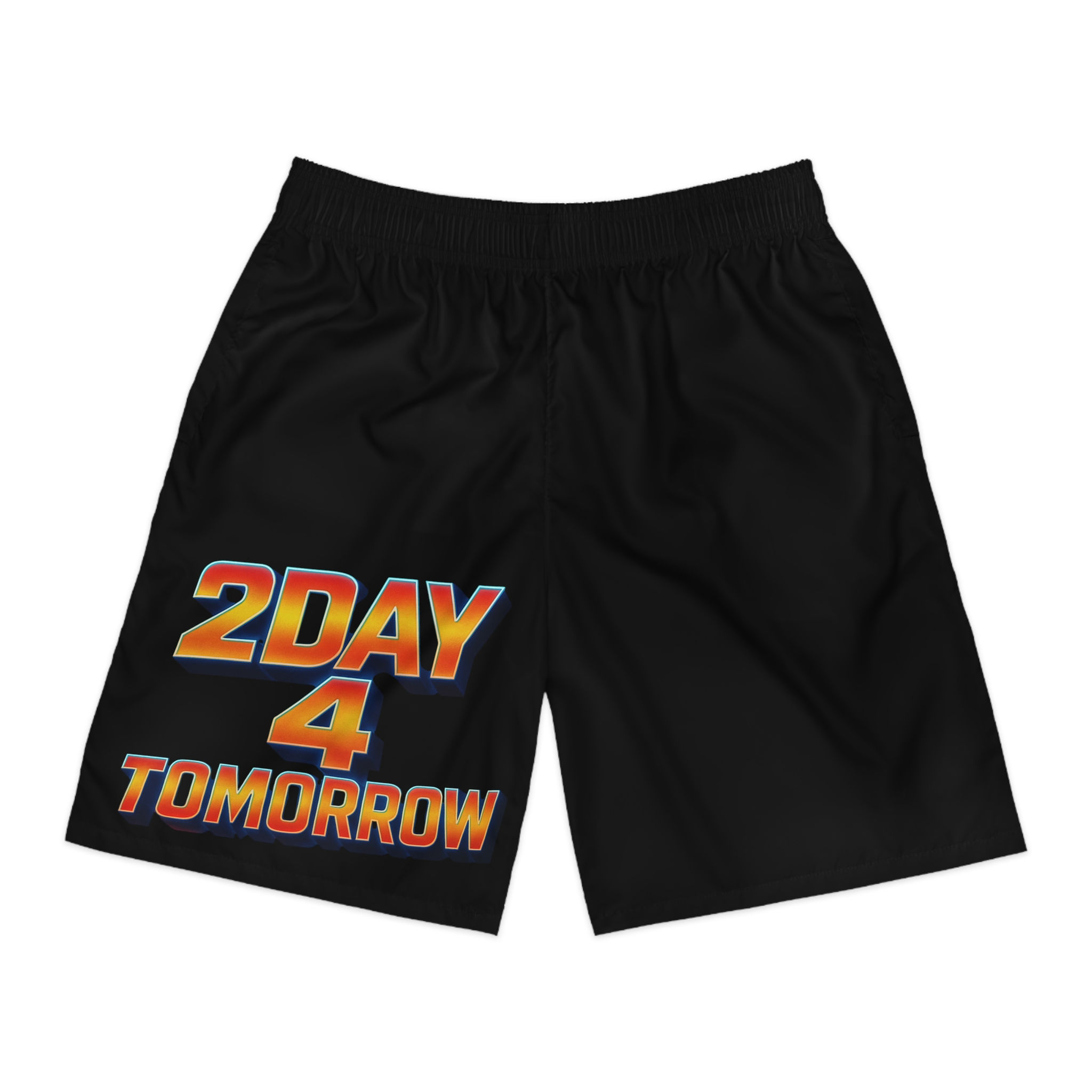 Retro Print 2day4Tomorrow Men's Jogger Shorts (AOP)