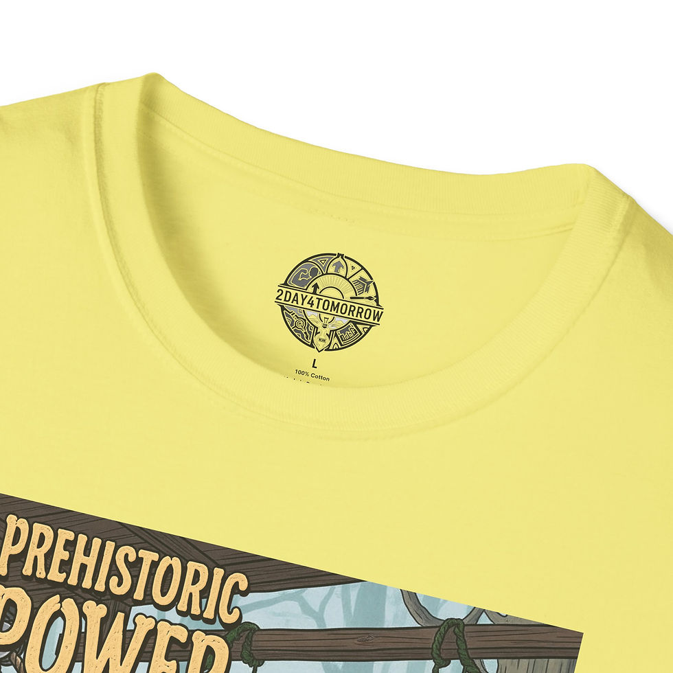 Thumbnail: Prehistoric Power Pierce the Stegosaurus T-shirt - Colossal Creature Collection