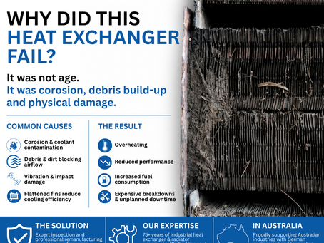 Why did this radiator fail?