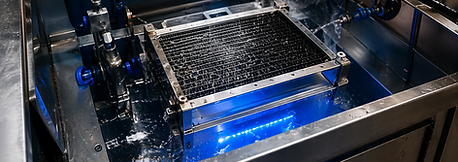 Ultrasound cleaning pool.