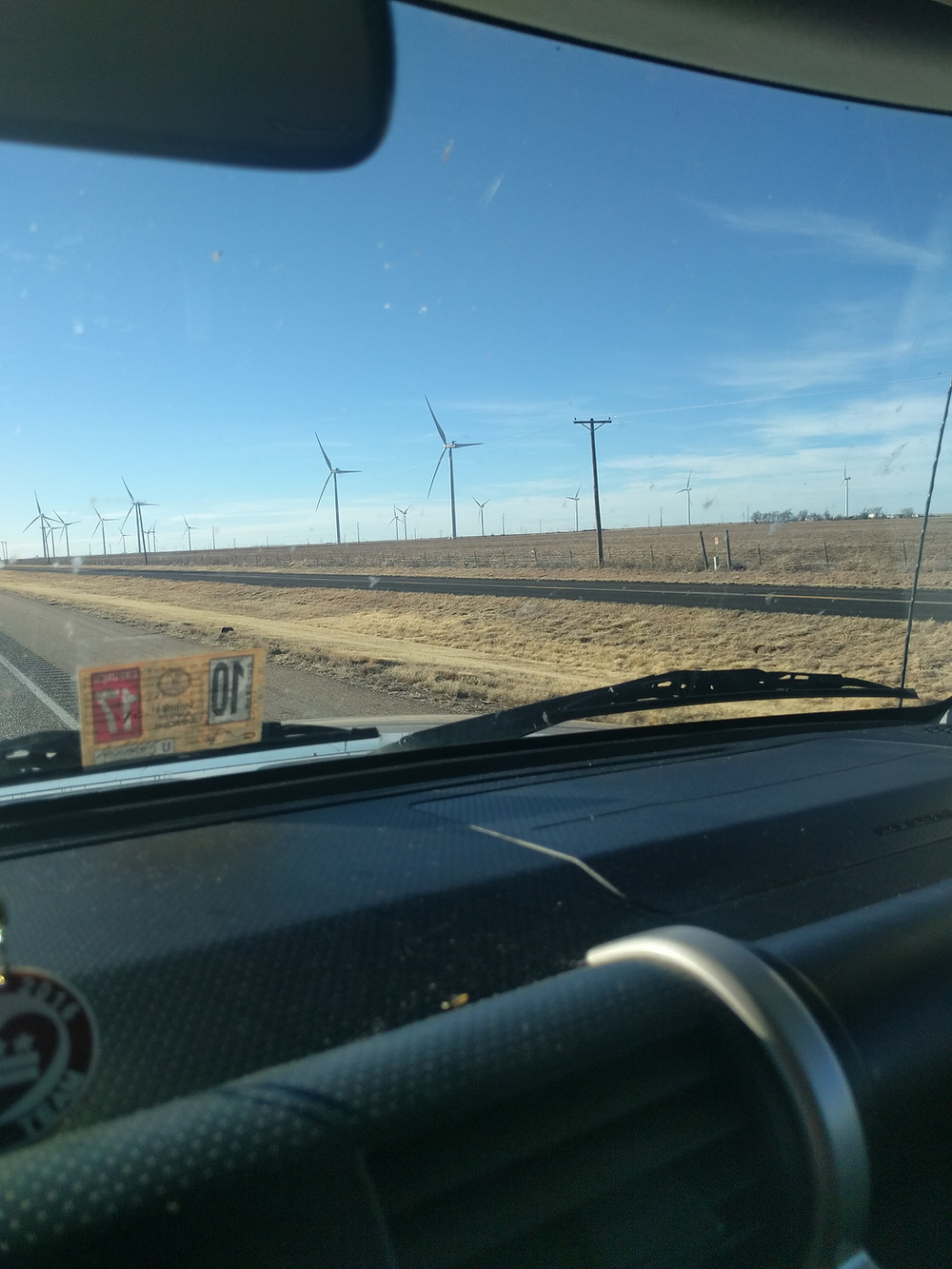 Wind turbines in Texas