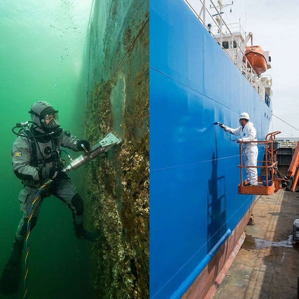 Bonita Springs Hull Scrubbing Results