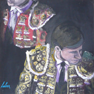 christian-laloux/peinture/beaux-arts/decoration/habits-de-lumiere/toromachie/toreador/taureau/corrida/muleta/paseo/acrylique/toile.jpeg