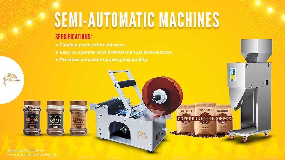 Semi automatic packing machine