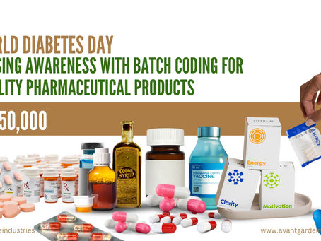 World Diabetes Day: Avant Garde's Batch Coding Machines for Quality Pharmaceutical Products