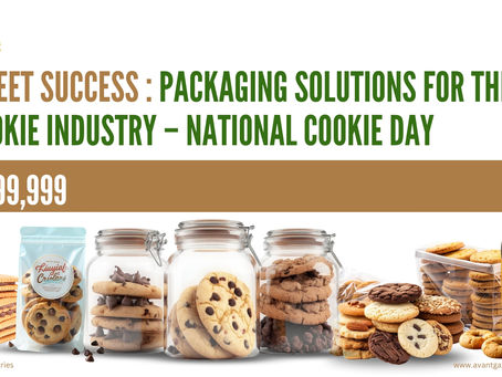 Start your Own Cookie Business with Avant Garde Packaging Solutions on – National Cookie Day