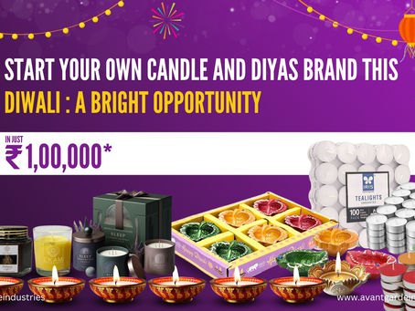 Start Your Own Candle and Diyas Brand This Diwali: A Bright Opportunity