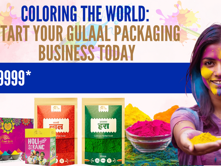 Coloring the World: Start Your Gulaal Packaging Business Today with Avant Garde Industries