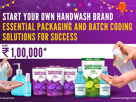 Start Your Own Handwash Brand: Essential Packaging and Batch Coding Solutions for Success