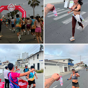 🏃♂️💧¡HIDRATANDO LA PASION RUNNER EN LA MEDIA MARATON DE SALINAS CON VIVANT ! 🌊🥇