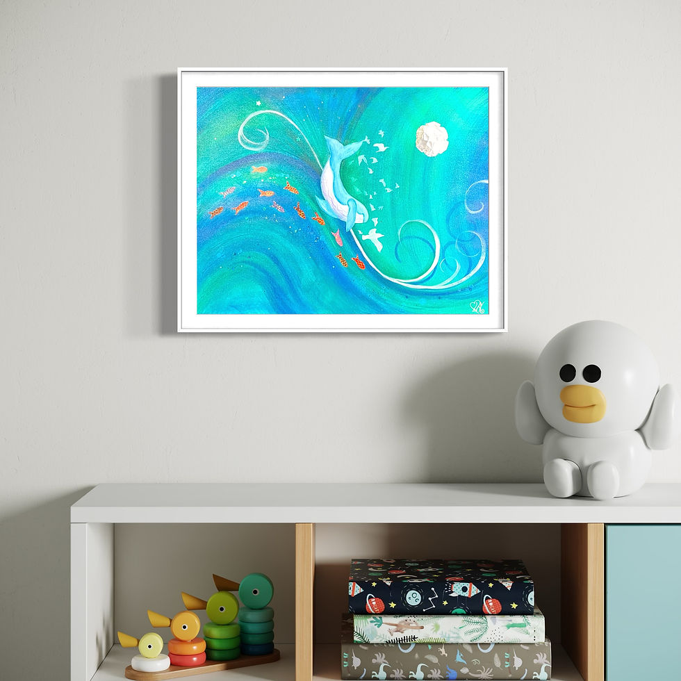 Ocean Flight Fine Art Print