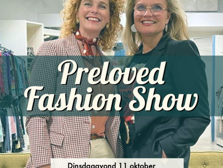 Preloved fashion show dinsdag 11 oktober