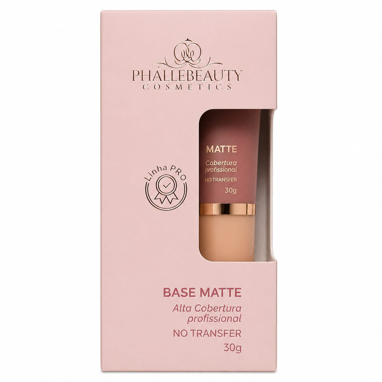 Base Matte de Alta Cobertura da Phallebeauty