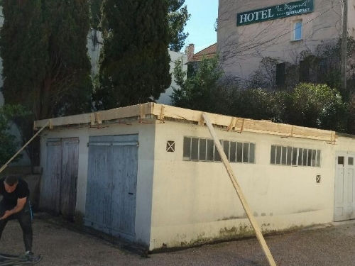 Realisation d'un toit terrasse avec isolation Pendant travaux