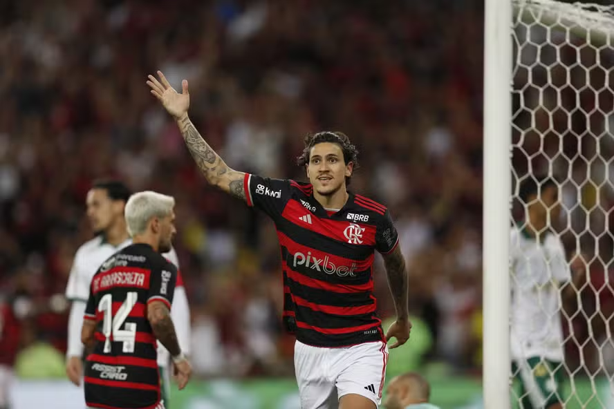 Irresistível! Pedro chega aos 29 gols na temporada pelo Flamengo e faz do Palmeiras sua maior vítima