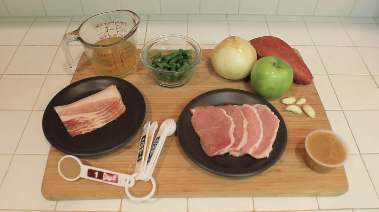 Sautéed Pork Tenderloin with Bacon A