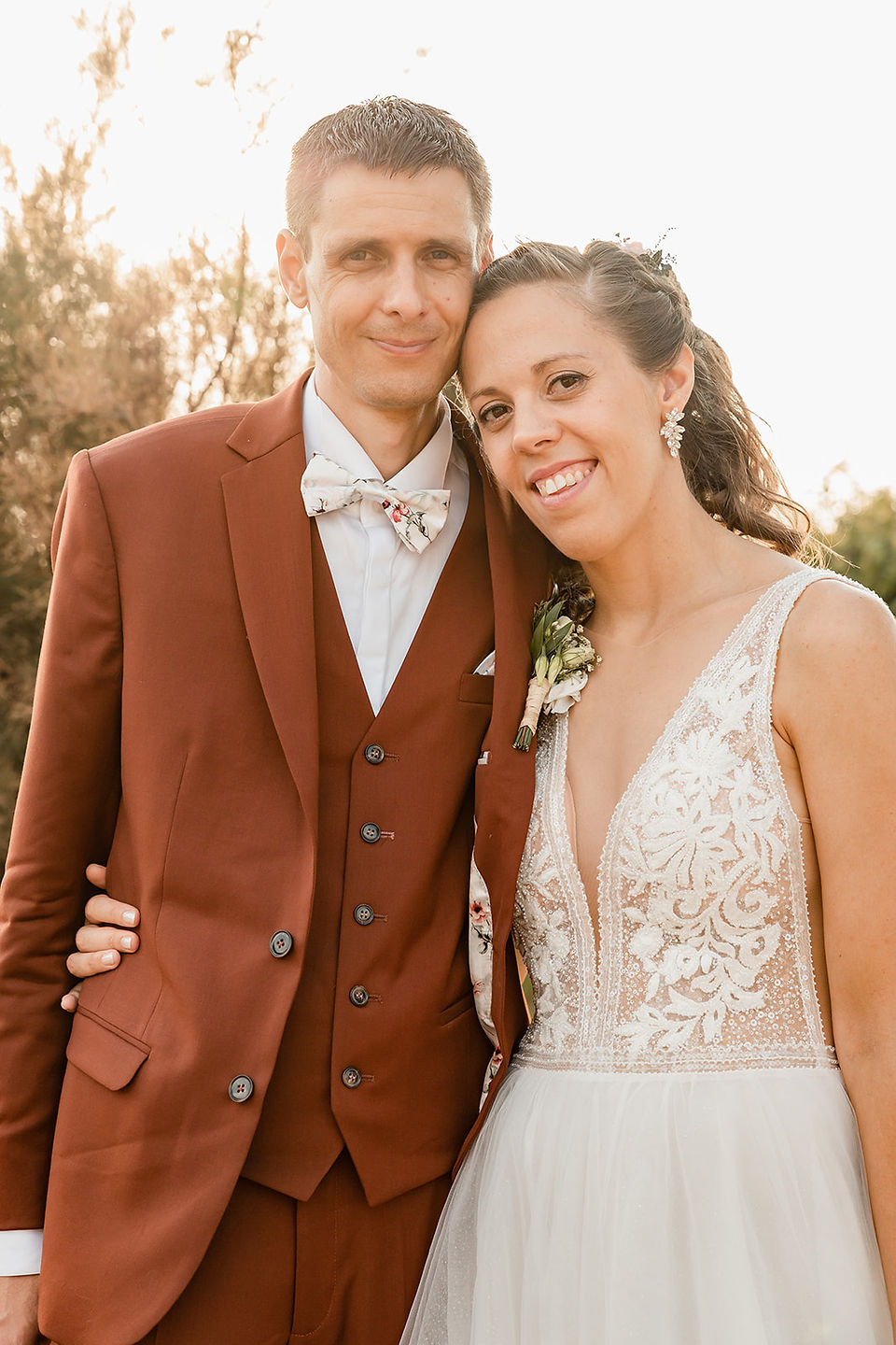 photo de couple au Château Saint-Louis