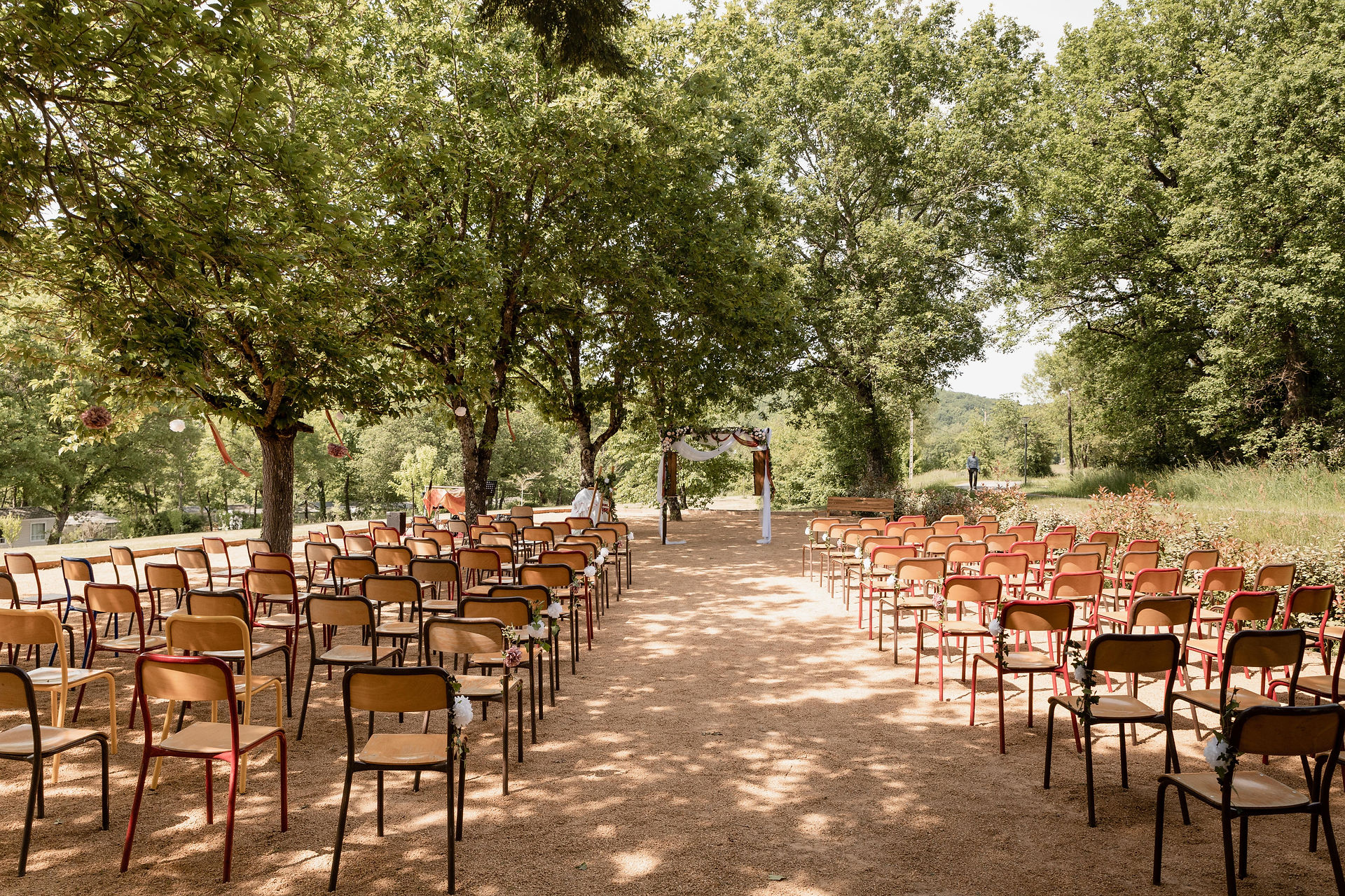 cérémonie laïque mariage domaine de la Téoulière