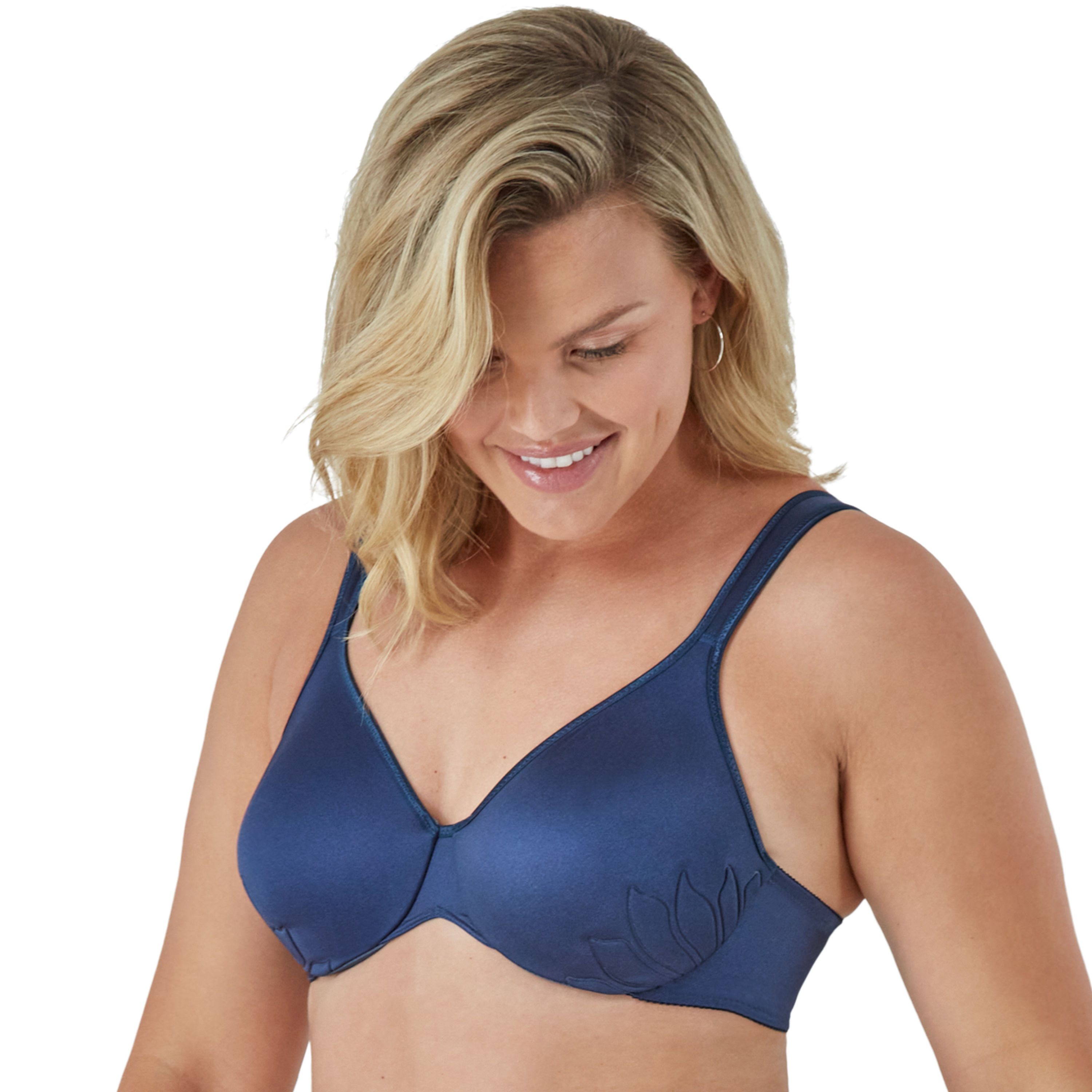 BALI LIVE IT UP SEAMLESS UNDERWIRE BRA DF3353 NAVY 2