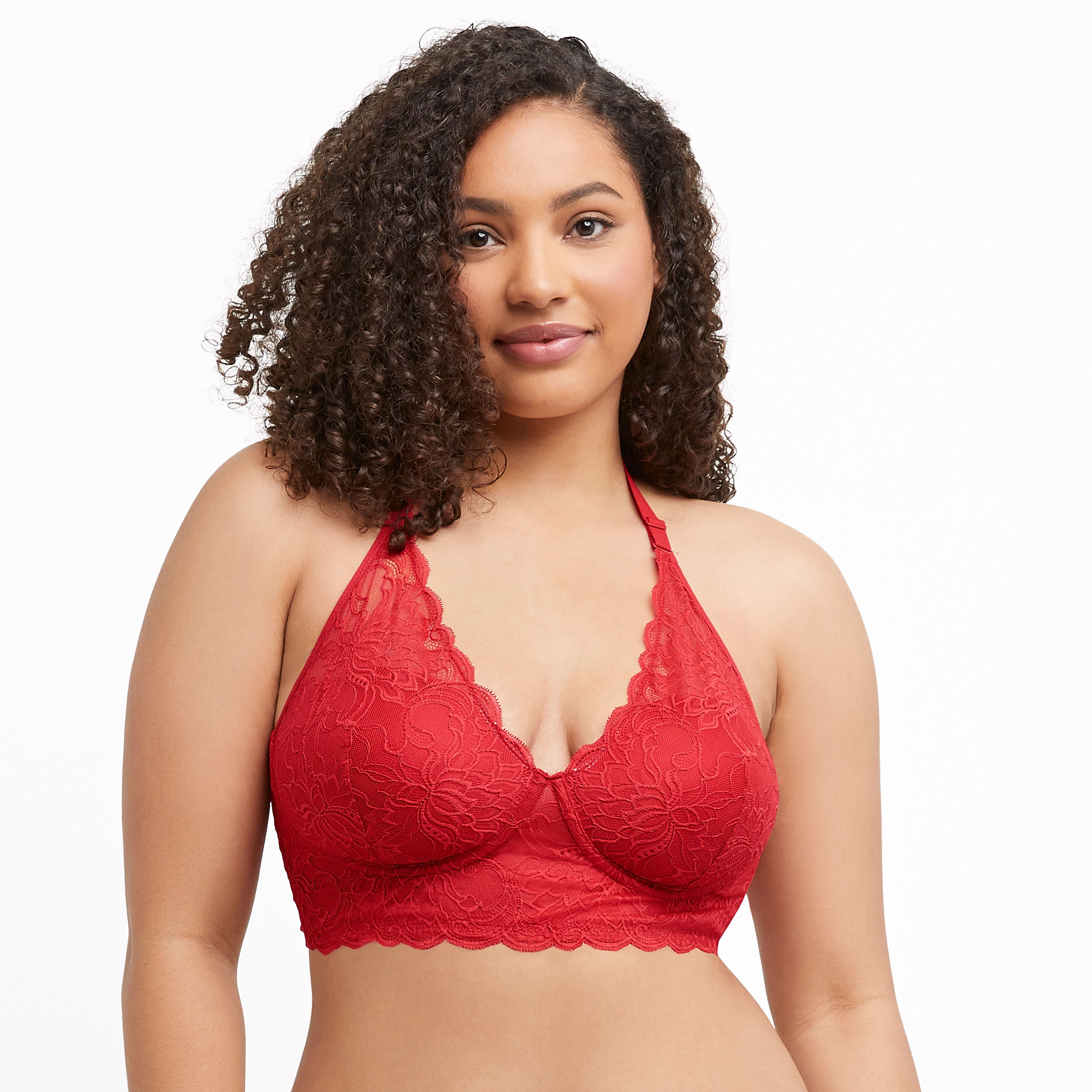 DM1188 MAIDENFORM LIGHTLY LINED CONVERTIBLE LACE BRALETTE