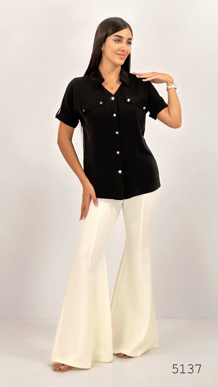 Button-Up Two-Pocket Shirt