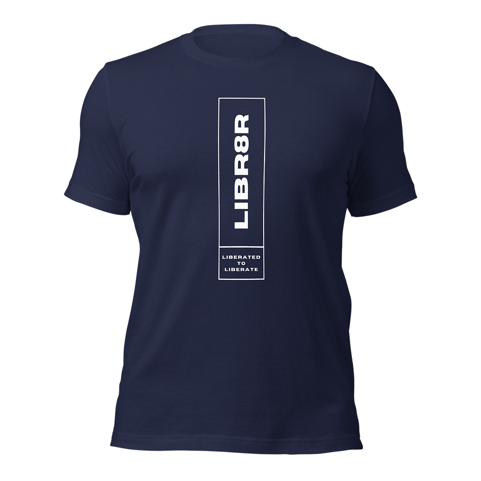 Thumbnail: LIBR8R Vertical Mission Tee (White)