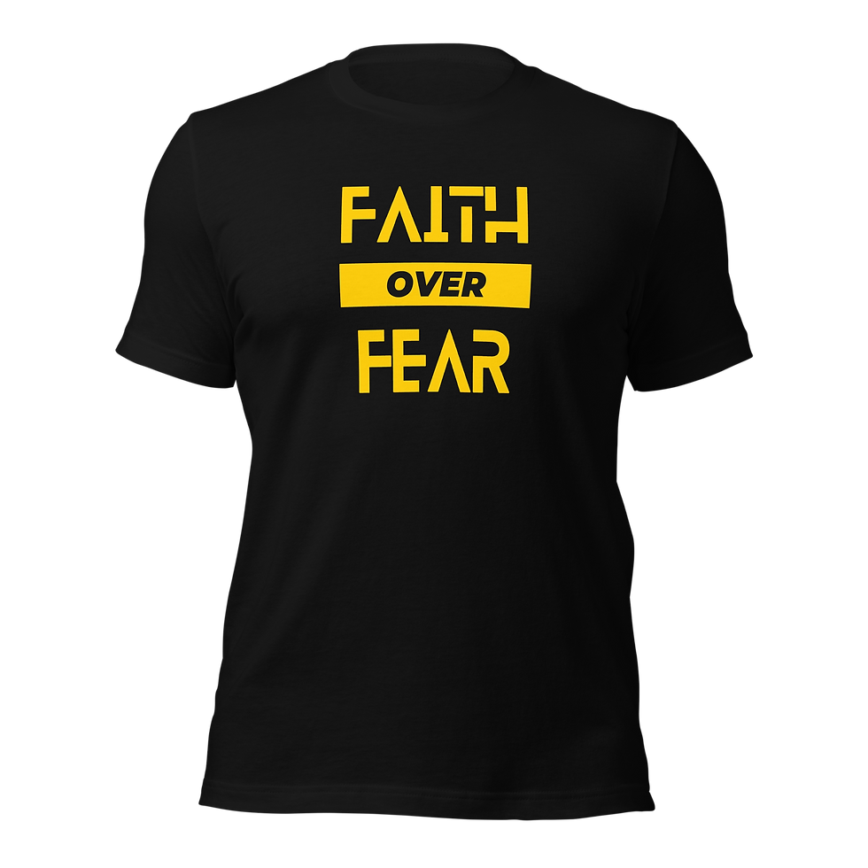 Thumbnail: Faith Over Fear Tee (Yellow)