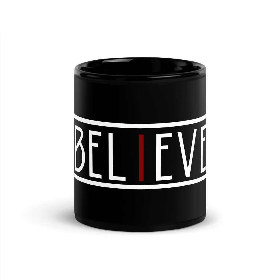 Thumbnail: iBelieve Mug - Black Glossy