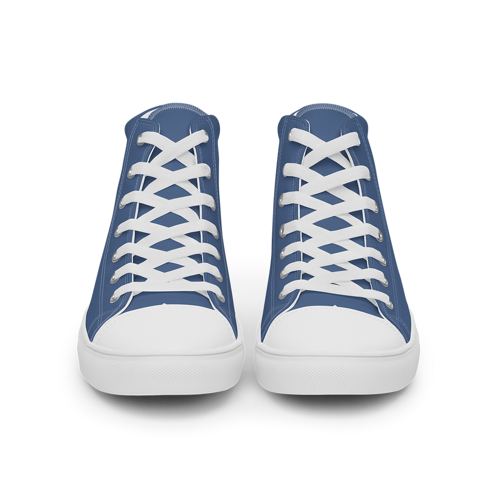 Thumbnail: iBelieve Women’s High-Top Canvas Shoes (Kashmir/White/Red)
