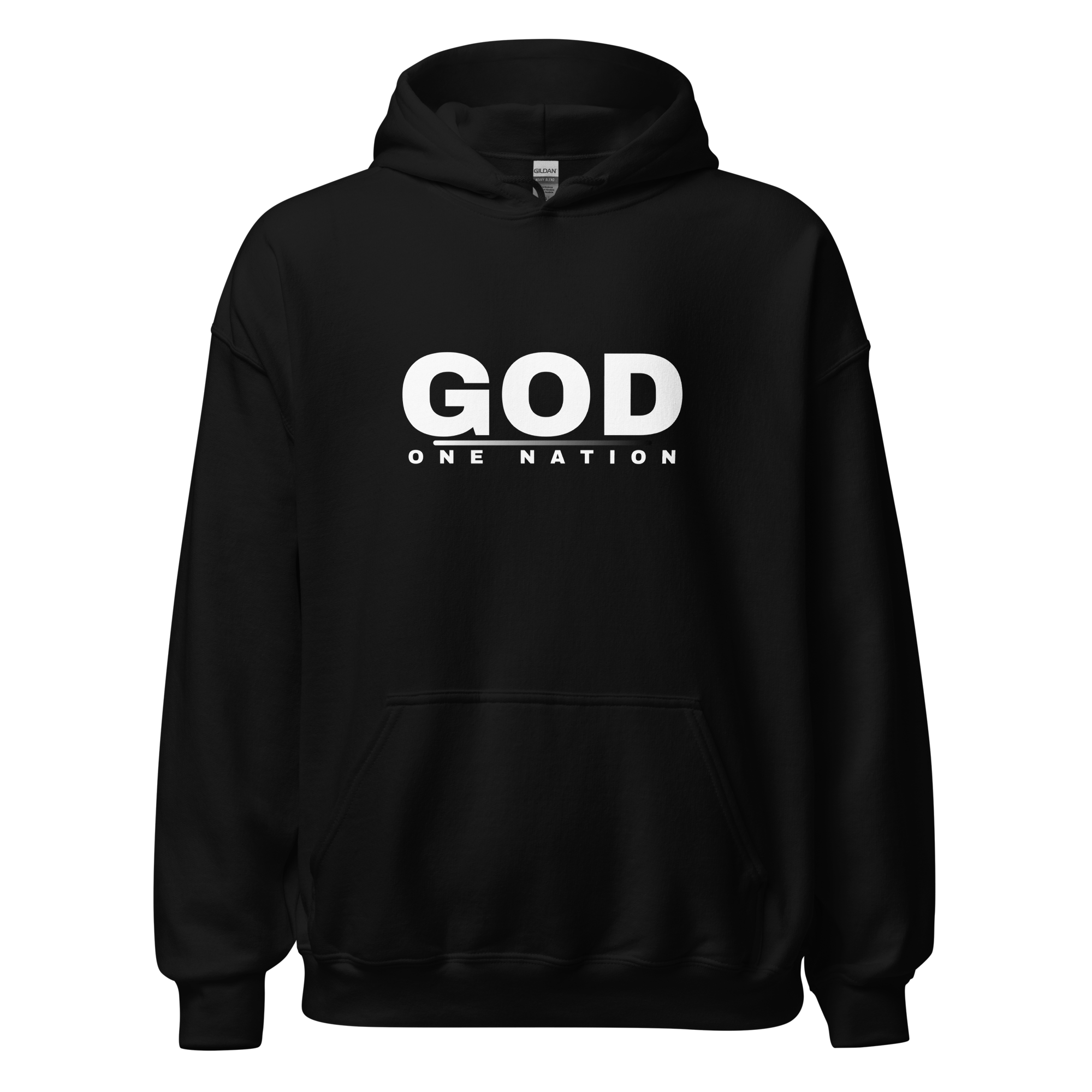 1NATION UNDER GOD Hoodie (White)
