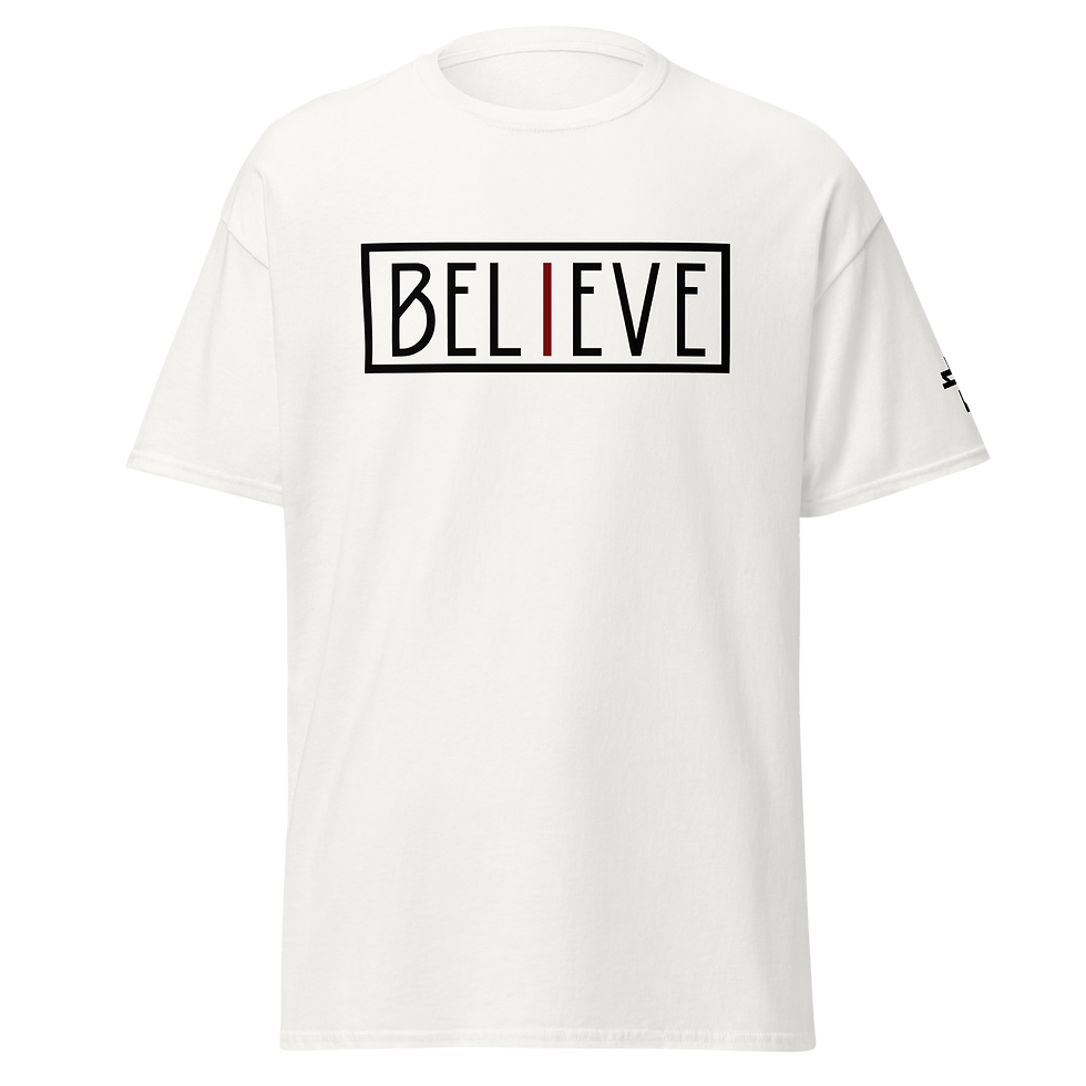 Thumbnail: iBelieve Classic Tee (Black/Red)