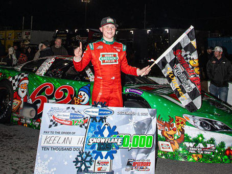 Keelan Harvick wins SNOWFLAKE 125