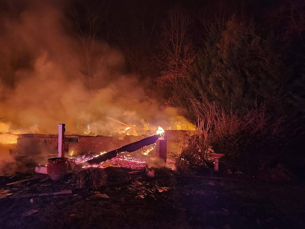 1 dead and 1 injured in North Carolina house fire.