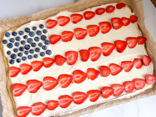 flag cookie cake