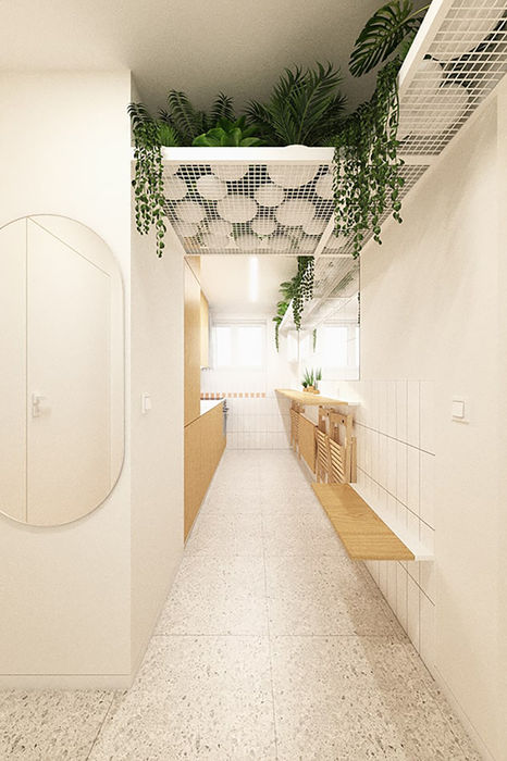 Mieszkanie studenckie w Bydgoszczy - architektura wnętrz - architekt wnętrz Bydgoszcz / Toruń