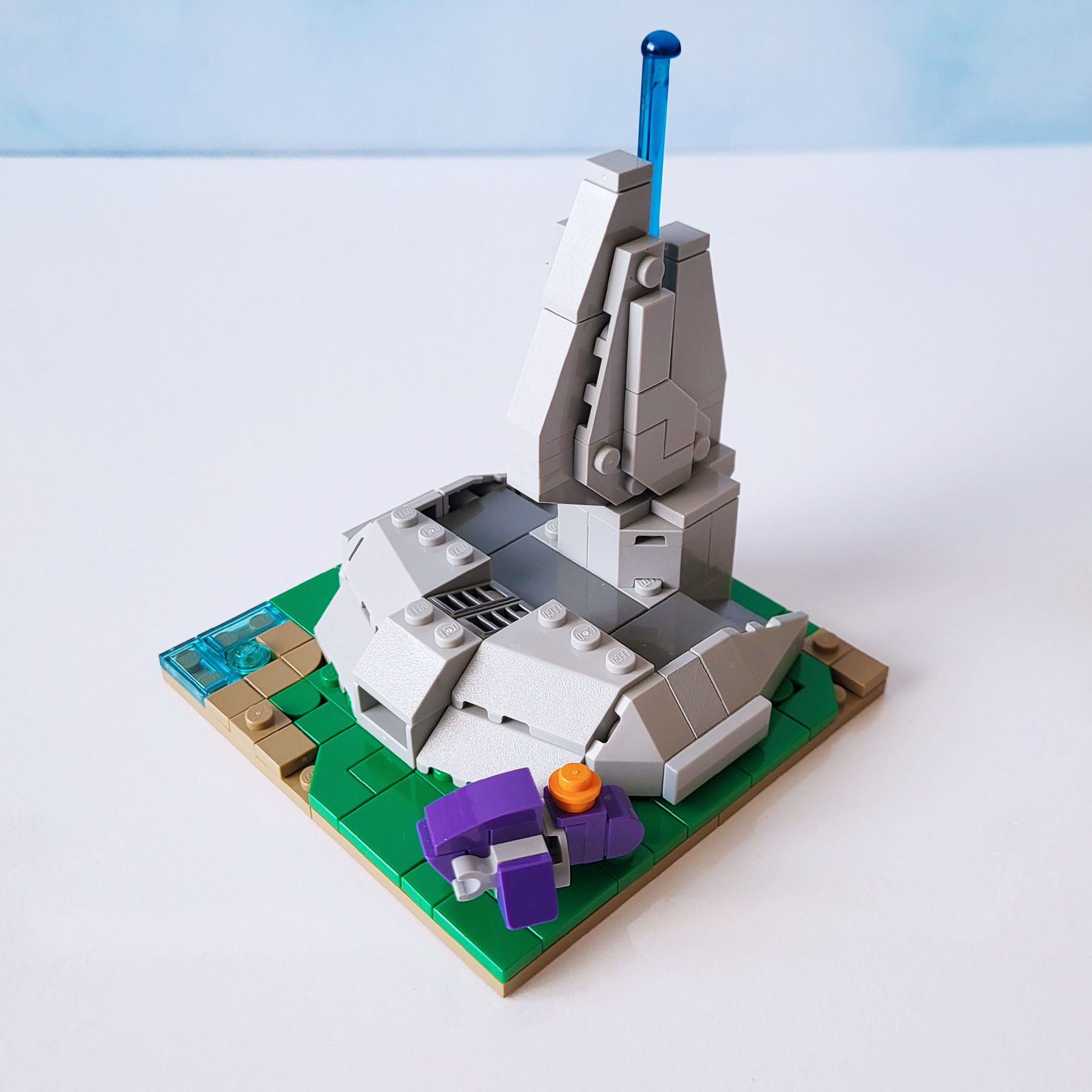 Halo Forerunner Structure (with Ghost!)