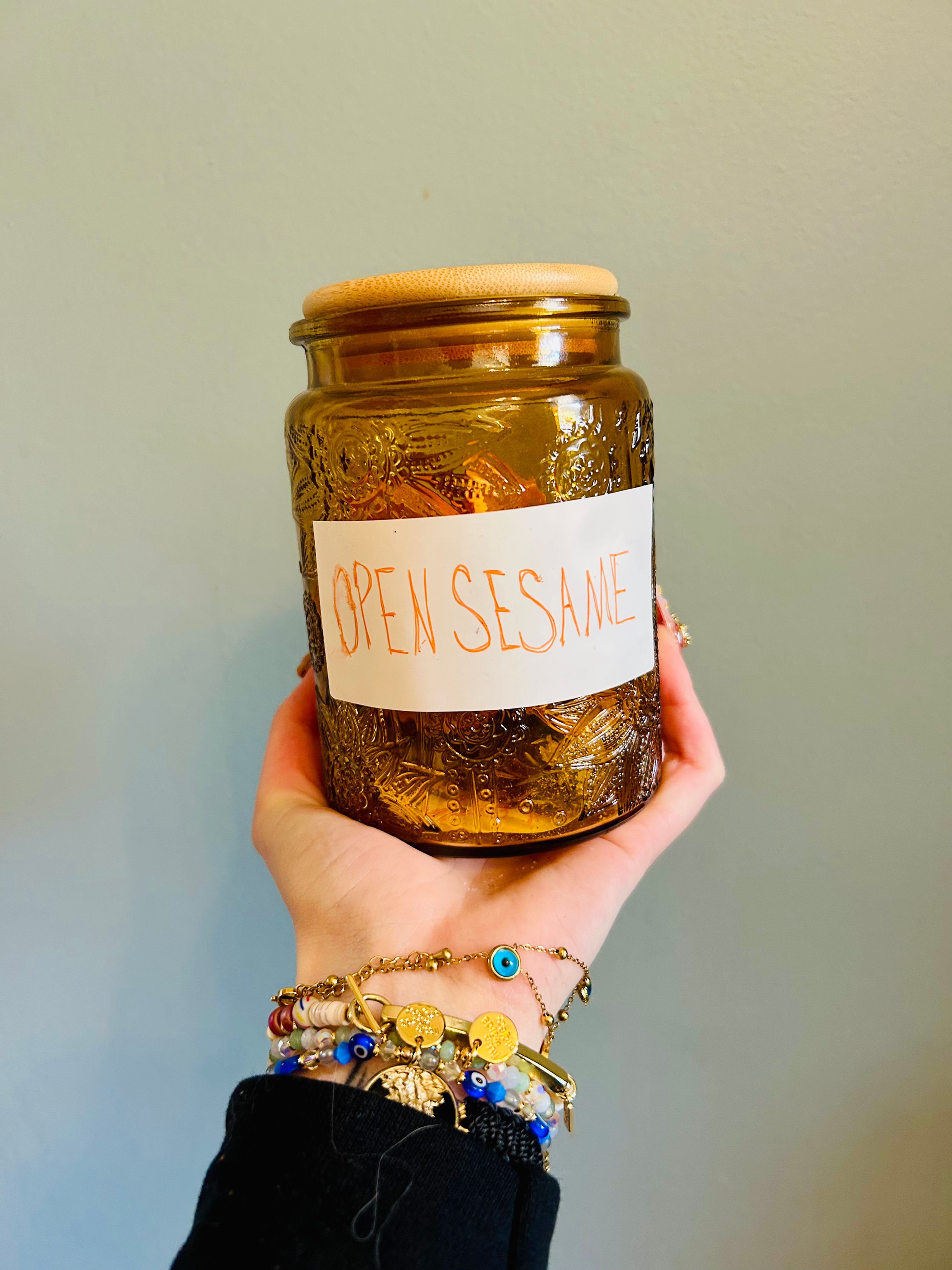 "Open Sesame" Spell Jar