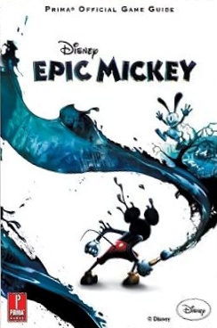 The cover features Mickey Mouse looking away from the reader, black ink is coming off of him while he's holding a paint brush. Coming out of the paint brush is a lot of paint and you can see images of buildings in it, jumping out of the paint is Oswald the Rabbit.
