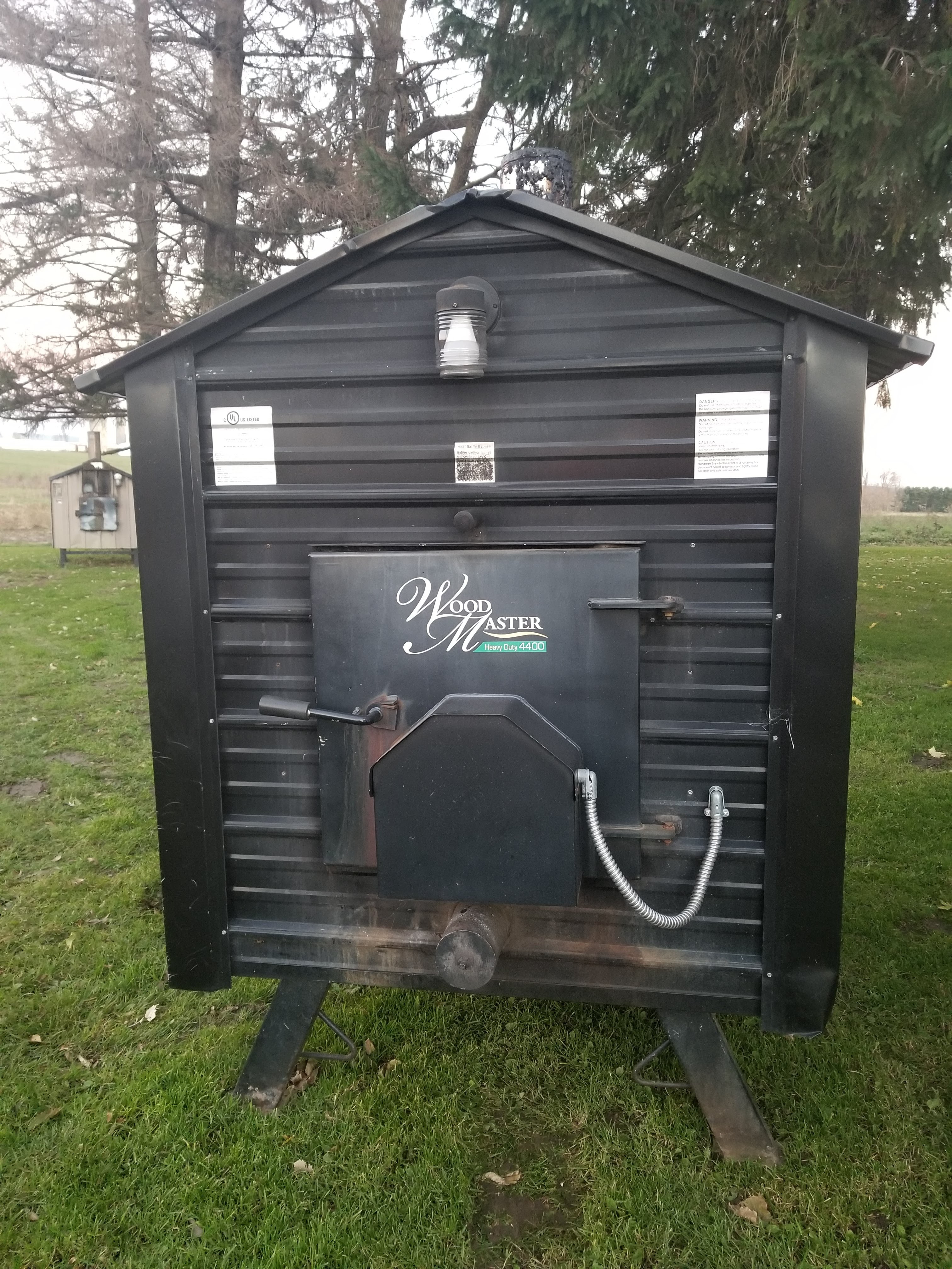 Used Woodmaster 4400 Outdoor Wood Boiler Sold