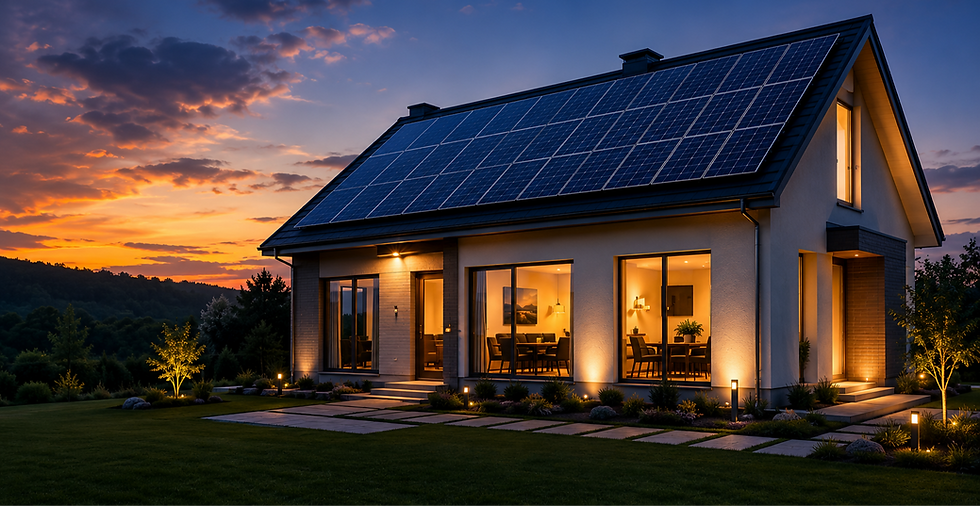 Modern Bungalow powered by renewal energy