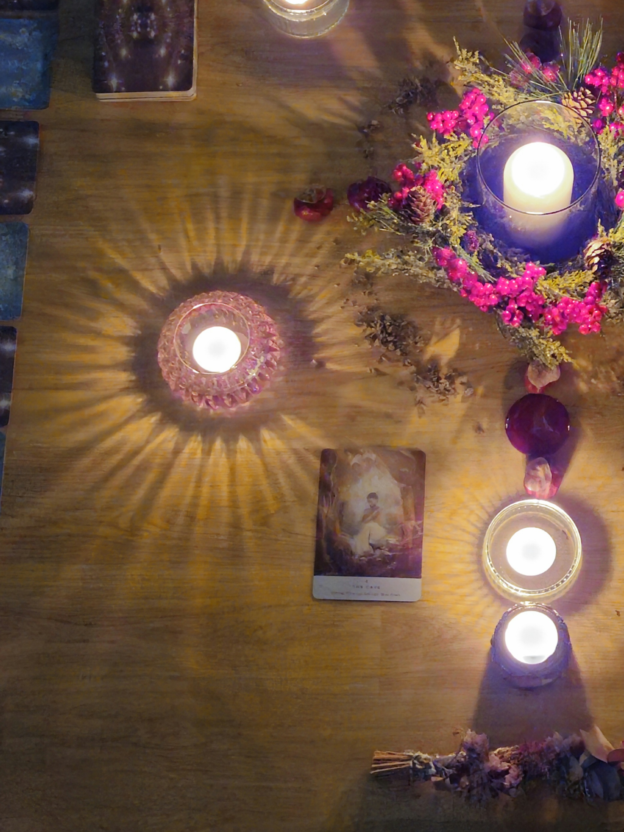 Meditation circle setting