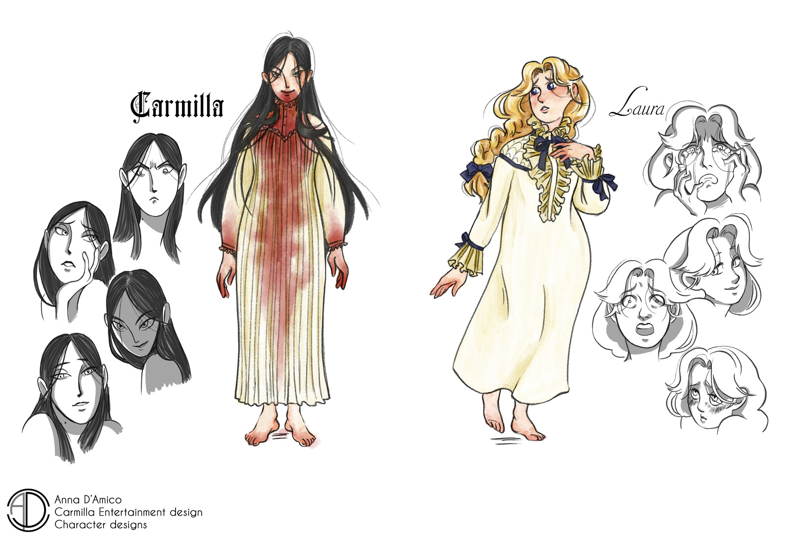 Carmilla: Character Design