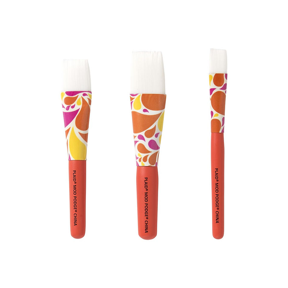 Thumbnail: Mod Podge Short Handle Brush Set 3pc