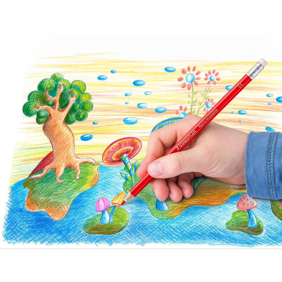 Thumbnail: Staedtler Noris Erasable Coloured Pencil 24 pack