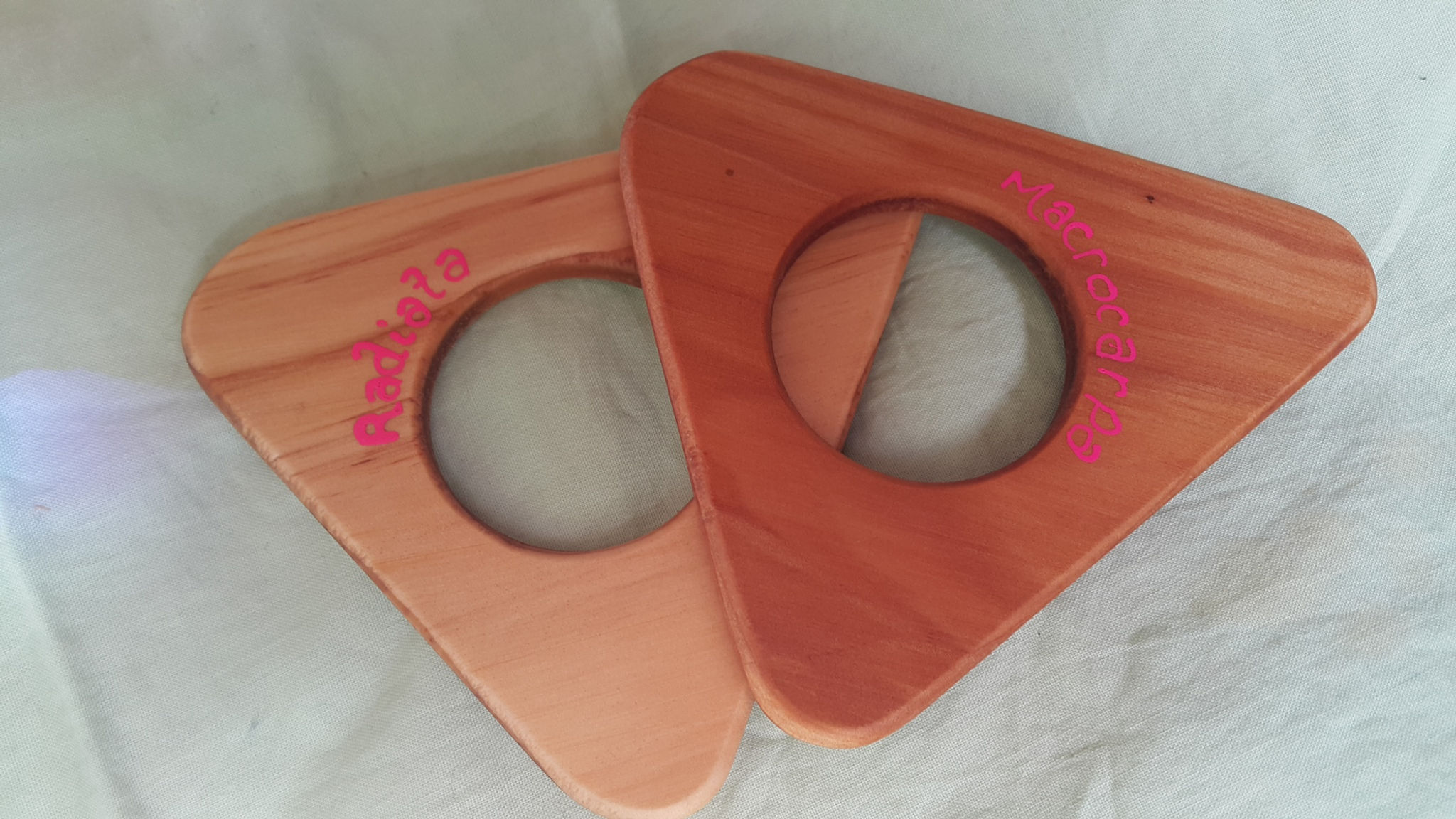 Wooden Teething Triangle