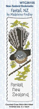 Thumbnail: Cross-Stitch Bookmark Kits - NZ Birds