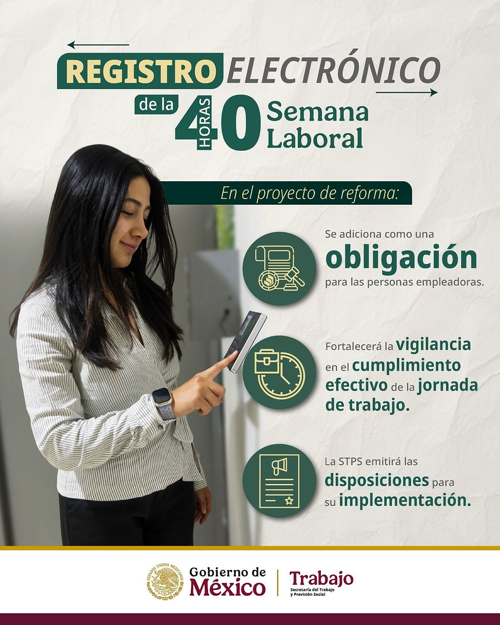 jornada laboral de 40 horas