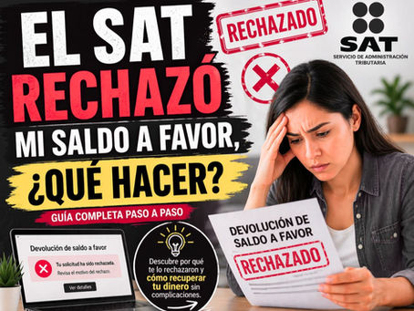 SAT rechazó saldo a favor