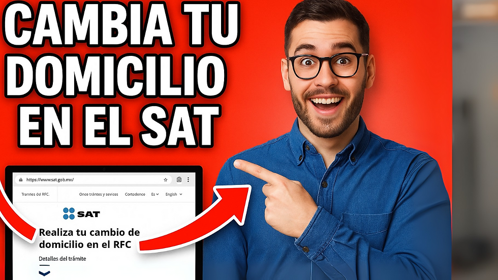 cambio de domicilio fiscal SAT